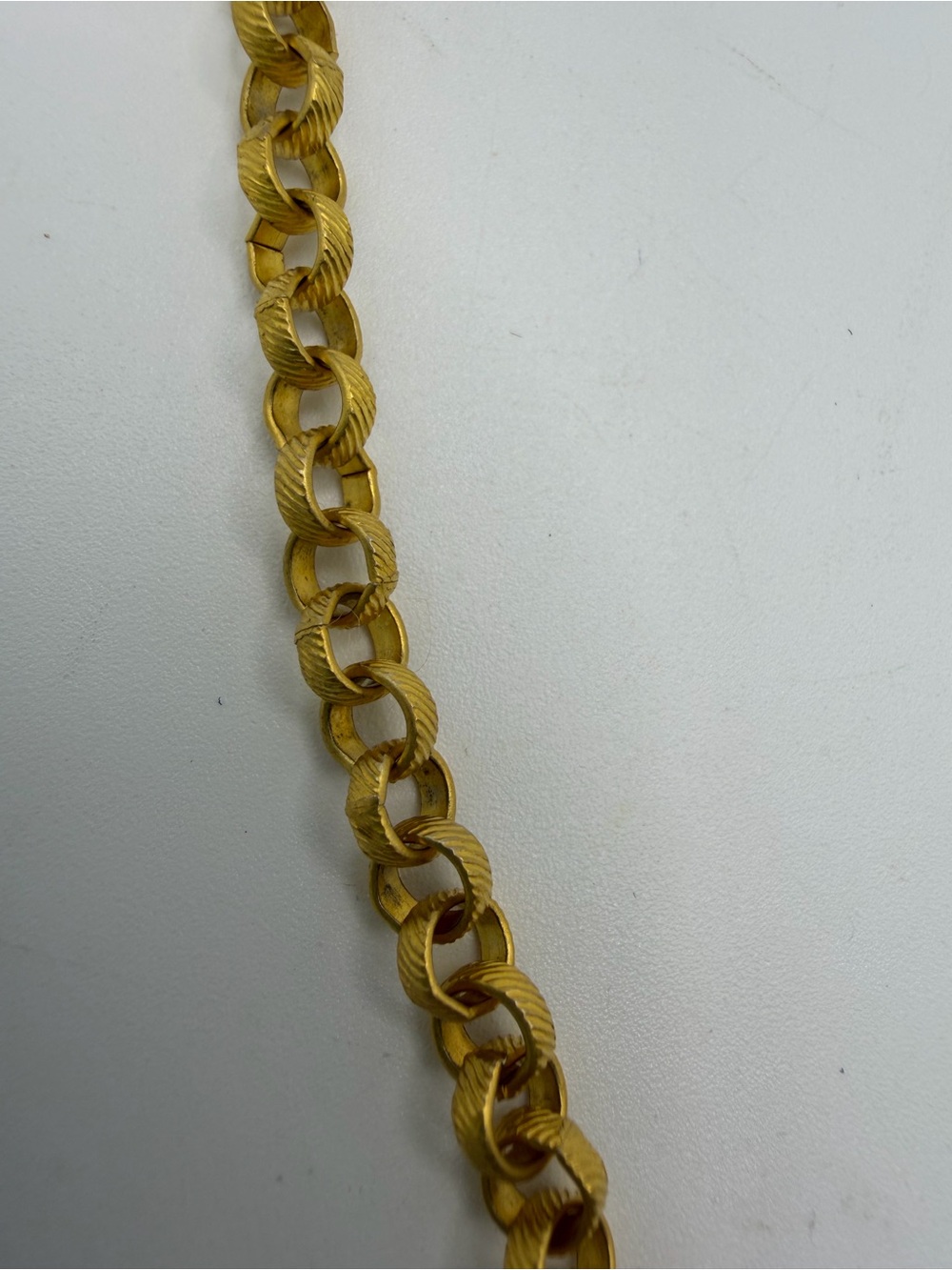 Gold-Tone Multi-Stone Cross Pendant Necklace - Picture 3 of 3